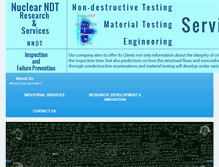 Tablet Screenshot of nuclearndt.ro